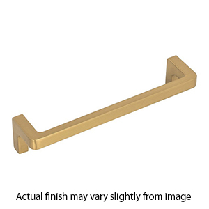 A402 - Logan - 128mm Cabinet Pull - Warm Brass