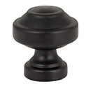 A640 - Malin - 1-1/8" Cabinet Knob - Matte Black