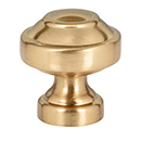 A640 - Malin - 1-1/8" Cabinet Knob - Warm Brass