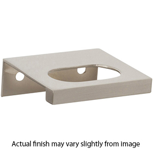 364 - Modern Square Edge - 1.25" Tab Pull - Brushed Nickel