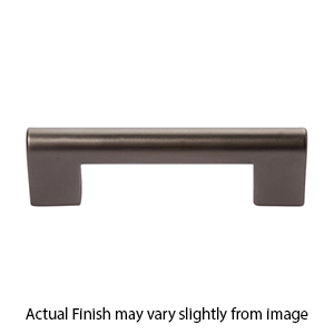 A878 - Round Rail - 3"cc Cabinet Pull - Slate