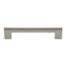 A879 - Round Rail - 5"cc Cabinet Pull - Brushed Nickel