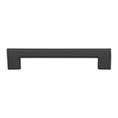 A879 - Round Rail - 5"cc Cabinet Pull - Matte Black
