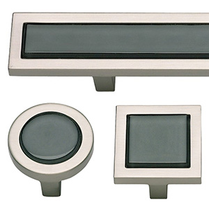 Spa - Black Glass / Brushed Nickel