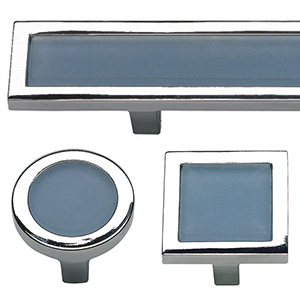 Spa - Blue Glass / Polished Chrome