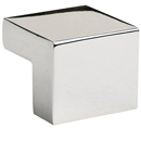 A865 - Wide Square - 1" Cabinet Knob - Polished Nickel