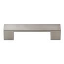 A918 - Wide Square - 3.75" Cabinet Pull - Brushed Nickel
