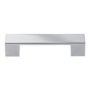 A918 - Wide Square - 3.75" Cabinet Pull - Polished Chrome