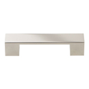 A918 - Wide Square - 3.75" Cabinet Pull - Polished Nickel