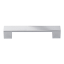 A919 - Wide Square - 128mm Cabinet Pull - Polished Chrome