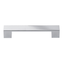 A919 - Wide Square - 128mm Cabinet Pull - Polished Chrome