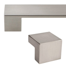 Wide Square - Brushed Nickel