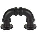 366 - Steampunk - 1-5/16" Finger Pull - Matte Black