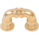 366 - Steampunk - 1-5/16" Finger Pull - Vintage Brass
