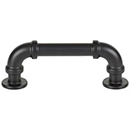 367 - Steampunk - 3" Cabinet Pull - Matte Black