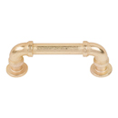 367 - Steampunk - 3" Cabinet Pull - Vintage Brass