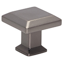 A660 - Sweetbriar Lane - 1.25" Square Cabinet Knob - Slate