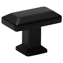 A661 - Sweetbriar Lane - 1.5" Rectangle Cabinet Knob - Matte Black