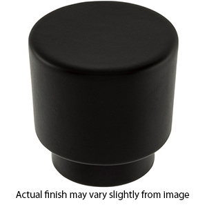 426 - Tom Tom - 1.25" Round Cabinet Knob - Matte Black