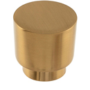 426 - Tom Tom - 1.25" Round Cabinet Knob - Warm Brass