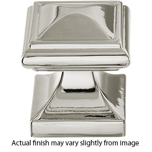 370 - Wadsworth - 1.25" Cabinet Knob - Polished Nickel