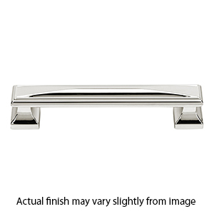 373 - Wadsworth - 128mm Cabinet Pull - Polished Nickel