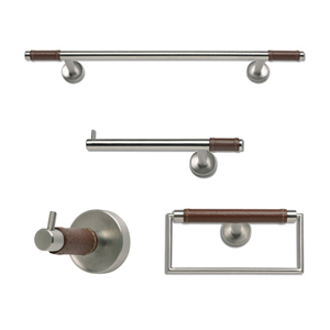 Zanzibar - Brown/Satin Nickel