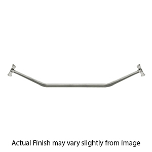 30" x 24" x 30" - Neo-Angle Shower Rod - Rectangular Flange