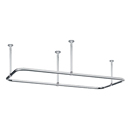 Ceiling Mount - Rectangular Shower Rod