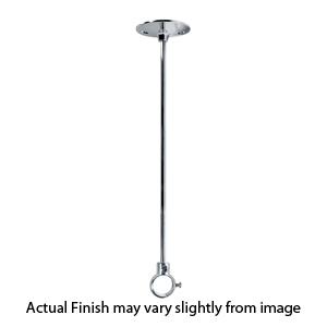 48 Shower Rod - Charlie's - Polished Brass