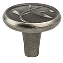 4018-1VTN-P - Art Nouveau - 1-3/8" Cabinet Knob - Vintage Nickel