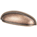 8339-10WC-P - Folklore - 3" cc Cup Pull - Weathered Copper