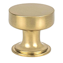 8302-1MDB-P - Folklore - 2-1/2" Cabinet Knob - Brushed Gold
