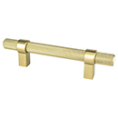 5049-4MDB-P - Radial Reign - 3-3/4" cc Cabinet Pull - Brushed Gold