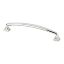 1292-1014-P - Tailored Traditional - 6-5/16" cc Cabinet Pull - Polished Nickel