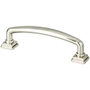 1278-1BPN-P - Tailored Traditional - 3-3/4" cc Cabinet Pull - Brushed Nickel