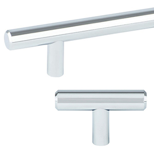 Tempo Bar Pulls - Polished Chrome