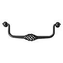 4343-128 - Bouvet Birdcage - 128mm Basket Drop Pull - Black