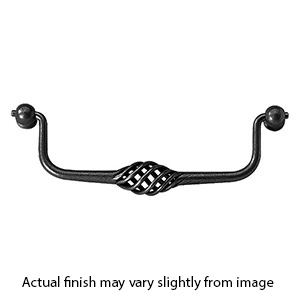 4343-256 - Bouvet Birdcage - 256mm Basket Drop Pull - Black