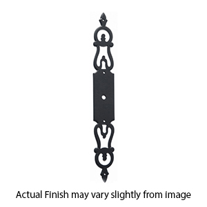 0012P - Bouvet Classic - Cabinet Knob Escutcheon - Black