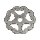 0681-40 - Bouvet Classic - 1-9/16" Cabinet Knob Rosette - Pewter