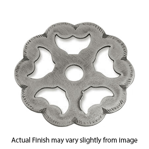 0681-45 - Bouvet Classic - 1-3/4" Cabinet Knob Rosette - Pewter