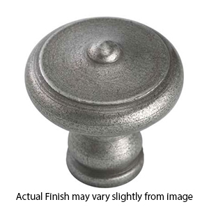 0068-30 - Bouvet Classic - 1-3/16" Round Cabinet Knob - Pewter
