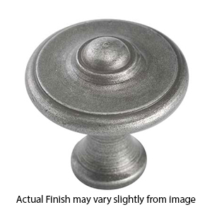 0072-40 - Bouvet Classic - 1-9/16" Round Cabinet Knob - Pewter