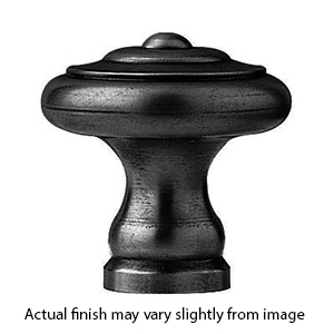 5208-20 - Bouvet Classic - 13/16" Round Cabinet Knob - Black