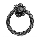 0039-30 - 1-3/16" Bouvet Twist - Ring Handle - Black