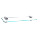 6206 - Bouvet Rectangular - Glass Shelf - Pewter