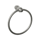 6102 - Bouvet Round - Towel Ring - Pewter