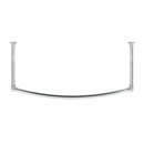 60" Suspended Curved Rod - Double Ceiling Support