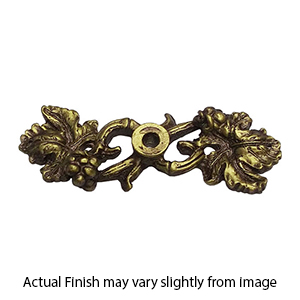 Bacchus - Double Grape Leaf & Vine Large Escutcheon